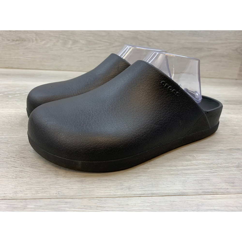 Crocs Bistro Clogs Black Slip Resistant Work Shoes Women's 10 Comfort Shoes